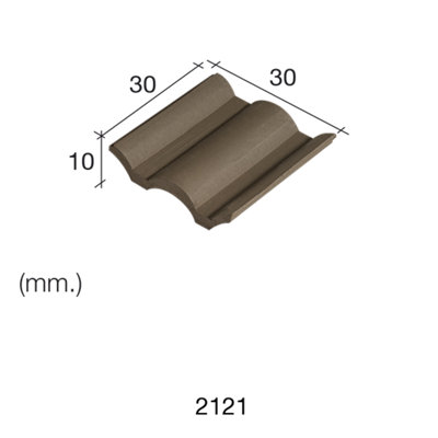 Aedes Ars Flemmish Black Roof Tile 30 x 30 x 10 (Pack of 25 Tiles)