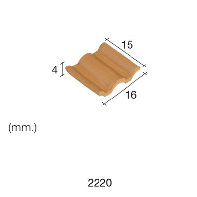 Aedes Ars Flemmish Red Roof Tile 15 x 16 x 4 (Pack of 150 Bricks)
