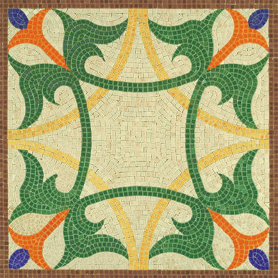 Aedes Ars Geometric Border Mosaics Kit