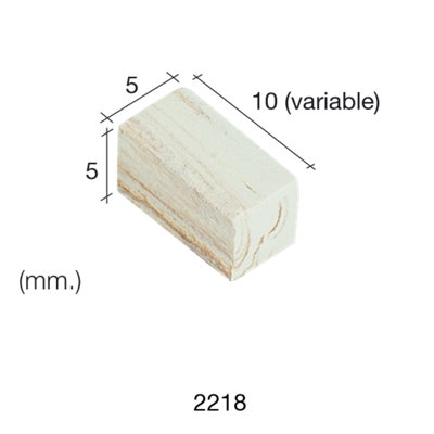 Aedes Ars Mottled Wall Stone 5 x 10 x 5 (Pack of 300 Stones)