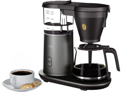 AEG Coffee Machine 1600W 1.15L Midnight Titanium EU Plug