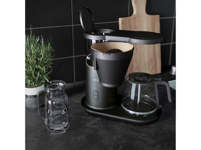 AEG Coffee Machine 1600W 1.15L Midnight Titanium EU Plug - 4