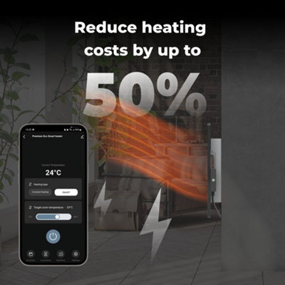 AENO Premium Eco Smart Heater Black