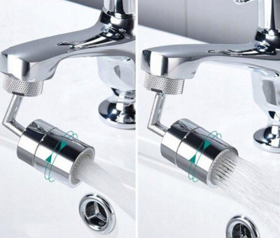 Aerator F22x1 Two Function 360deg Chrome Plated Brass Water Saving Basin Tap - 5