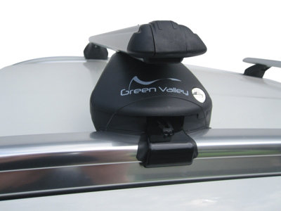 Aerodynamic Roof Rack Cross Bars Complete System for VW Passat Estate 2015- onwards Flush Rails - 5