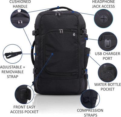 Cabin luggage and backpack online