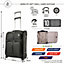 Aerolite 56x45x25cm British Airways Jet2 & easyJet Upgrade Maximum Allowance Large Lightweight 2 Wheel Carry On Hand Cabin Luggage