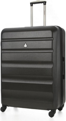 Aerolite Large Lightweight ABS Hard Shell Travel Hold Check in Luggage Spinner Suitcase with 4 Wheels, 29"
