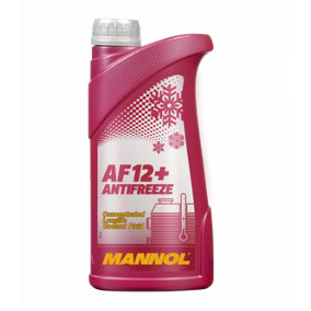 AF12+ LONGLIFE Red AntiFreeze 1L Summer - Winter Coolant Concentrate GL12+