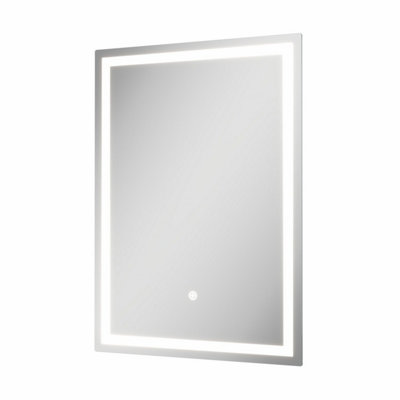 Affine 500 x 700mm Bathroom Mirror LED Lights Wall Mounted Battery ...