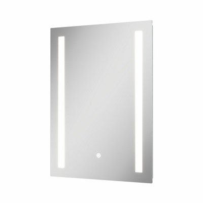 Affine 500 x 700mm Bathroom Mirror LED Lights Wall Mounted Mains Power ...