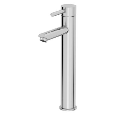 Edge Waterfall High Rise Mono Basin Mixer Tap Chrome At Victorian Plumbing UK - View #7
