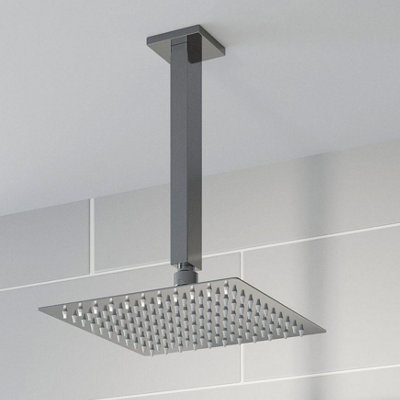 Affine Thermostatic Concealed Square Shower Ceiling Mounted and Handset ...