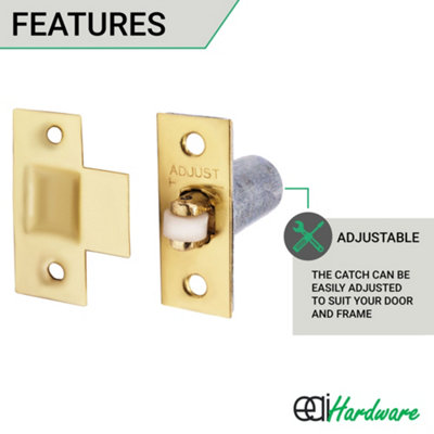 AFIT Adjustable Roller Catch Spring Loaded Latch Lock for Internal ...