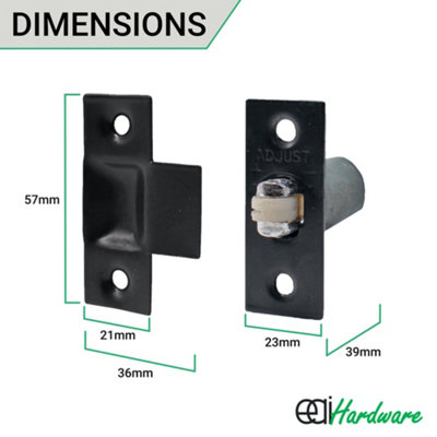 AFIT Adjustable Roller Catch Spring Loaded Latch Lock for Internal ...
