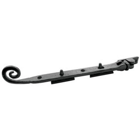 AFIT Black Antique Curly Tail Casement Window Stay - 12"/300mm