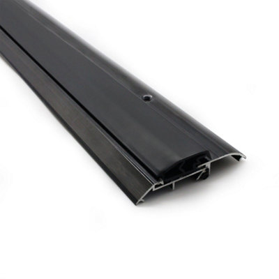 AFIT Black Roll Over Door Threshold Seal Draught Excluder - Inward and ...