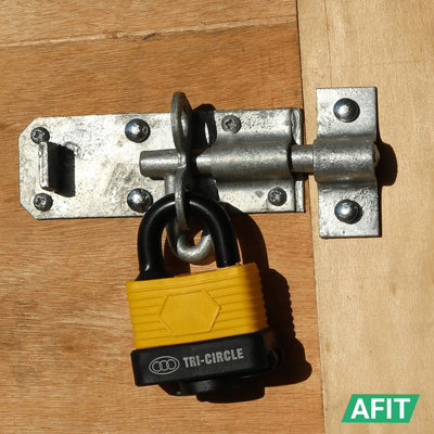 AFIT Brenton Pad Lock Bolt Padbolt Lockable Sliding Gate Bolt Heavy ...