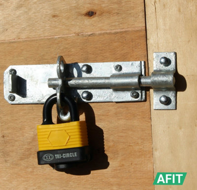 AFIT Brenton Pad Lock Bolt Padbolt Lockable Sliding Gate Bolt Heavy ...