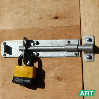 AFIT Brenton Pad Lock Bolt Padbolt Lockable Sliding Gate Bolt Heavy ...