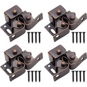 AFIT Bronze Twin Roller Catch 32 x 14.5mm - Pack of 4