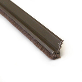 AFIT Brown Single Door Weather Seal Set PVC Pile - 4975mm