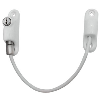 AFIT Cable Window Restrictor Child / Adult Safety Wire Restrictor Timber or UPVC Safety Security Lock Key Locking Price Comparisons | Compare The Build