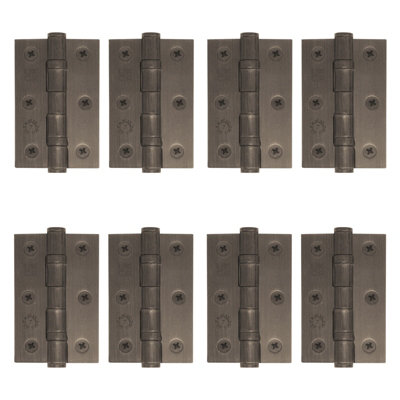 AFIT Dark Bronze Door Hinges - 3 Inch / 76mm  Internal Fire Door Hinges - 4 Pairs