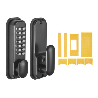 AFIT Digital Fire Door Code Lock Push Button Mechanical w/Intumescent ...