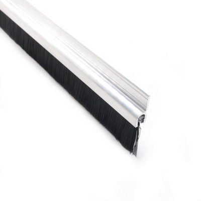 AFIT Door Bottom Brush Strip PRO-MAX Draught Seal 914mm Aluminium - Can be Cut to Size