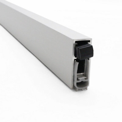 AFIT Drop Down Door Seal HEAVY DUTY Acoustic Fire Draught Weather Recessed 676-826mm Cut to Size on Site Max 17mm Gap