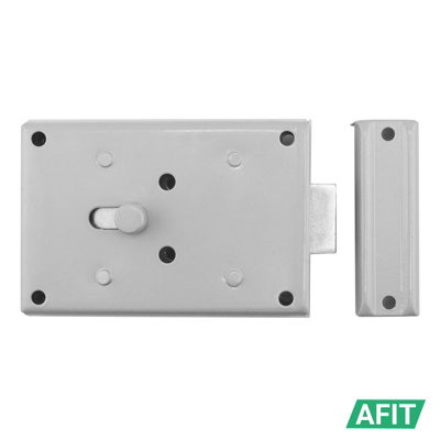 AFIT FB Lock FB4 Fire Brigade Rim Slam Lock With 1 Key Bin Store Gate ...