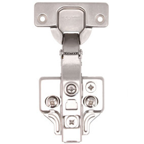 AFIT Full Overlay 110 Degree Sprung Clip-On Soft Close Kitchen Cabinet Hinge 35mm - c/w Euro Screws - Each