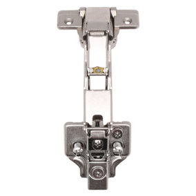 AFIT Full Overlay 165 Degree Sprung Clip-On Soft Close Kitchen Cabinet Hinge 35mm - c/w Euro Screws - Each