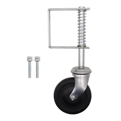 AFIT Gate Wheel - Heavy Duty Spring Loaded Gate Support Wheel ...