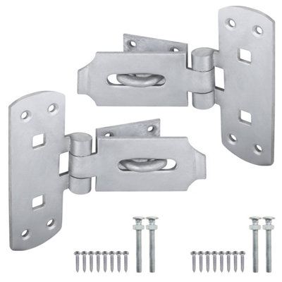 AFIT Hasp and Staple Lockable Heavy Duty 150mm 6inch Vertical Pattern ...