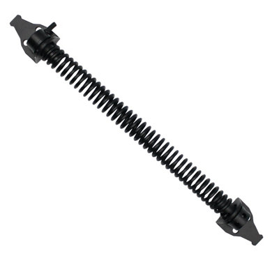 AFIT - Heavy Duty Black Adjustable Tension Gate Spring 8 Inch 200mm - Now With Hardened Steel Spring
