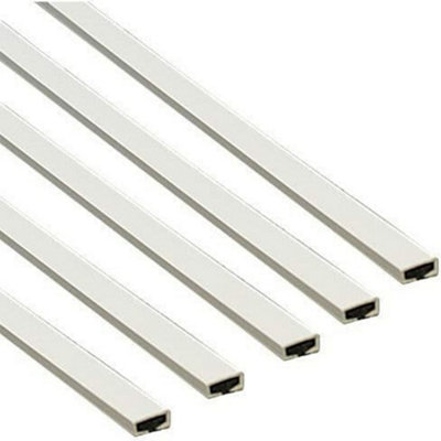 AFIT Intumescent Strip Fire Only Door Seal FD30 30 Minutes 10x4 x 2100mm - White - Trade Pack of 10