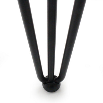 AFIT Matt Black 710mm 3 Pin Hairpin Leg - Single Leg