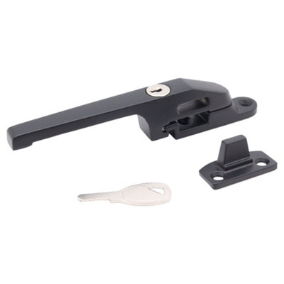 AFIT Matt Black Locking Window Fastener 142mm