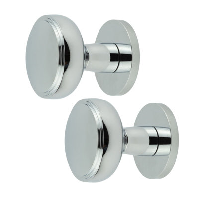 AFIT Medena Mortice Door Knob Set - 60mm -  Polished Chrome