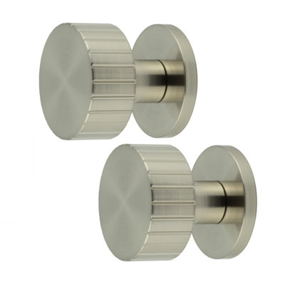 AFIT Notar Mortice Door Knob Set - 60mm -  Satin Nickel