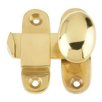 AFIT Polished Brass Cabinet Door Catch 57 x 41mm