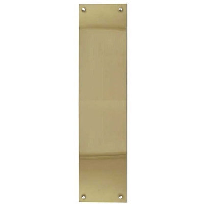 AFIT Polished Brass Door Finger Plate 350 x 75mm