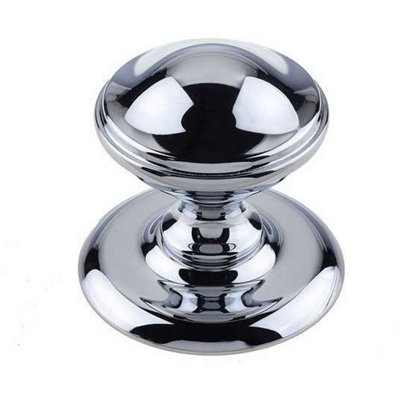 AFIT Polished Chrome Round Centre Door Knob 66mm