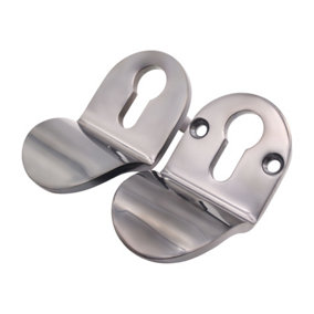 AFIT Polished Stainless Designer Euro Cylinder Pull - Back to Back Fix - 316 Stainless Steel