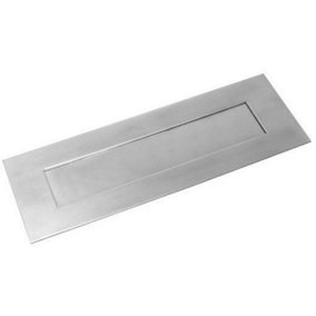 AFIT Polished Stainless Steel Letter Plate Box Plate 330 x 110mm