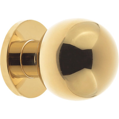 AFIT PVD Brass Centre Door Knob Ball Door Pull 55mm Bolt Fixed