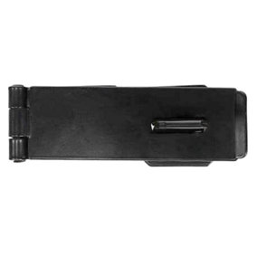 AFIT Safety Pattern Hasp & Staple 6 inch - Black
