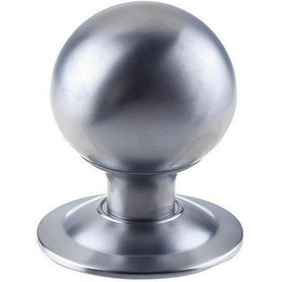 AFIT Satin Chrome Ball Centre Door Knob 75mm